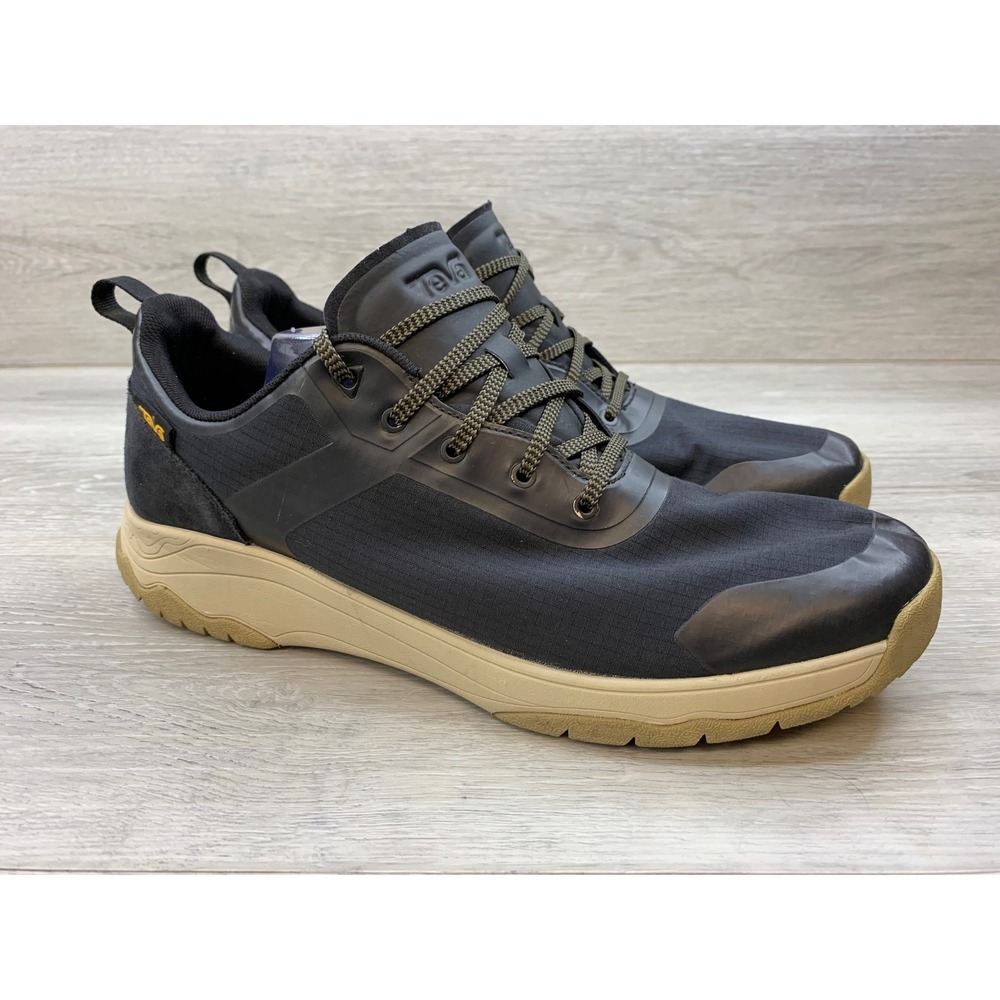 Teva Gateway Low Black Tan Hiking Shoes Men's 13 Trail Athletic Sneakers